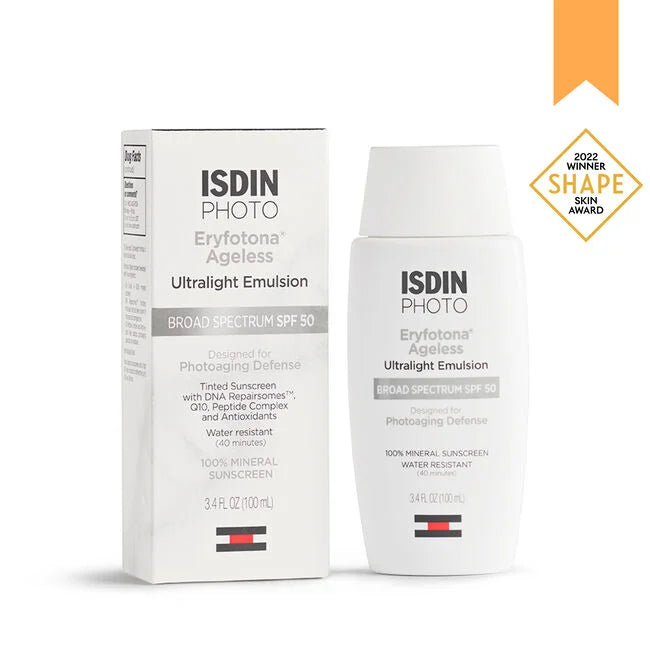 ISDIN - Eryfotona Agelessy Ultralight tinted mineral sunscreen SPF 50